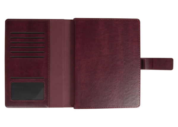 Ежедневник Alfa Brandy Business Edition B5 бордовый, в подарочной коробке