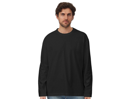 Лонгслив оверсайз Berlin унисекс, черный