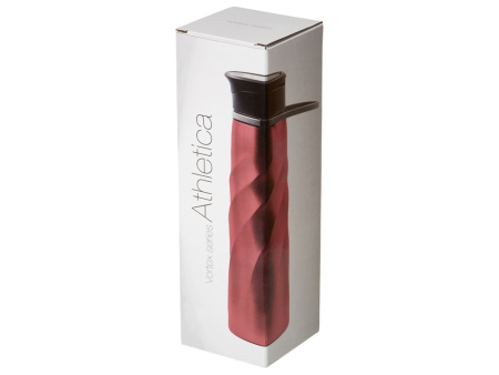 Бутылка для воды Athletica, 1000 мл, нержавеющая сталь, красный
