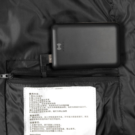 Жилет с подогревом Thermalli Valmorel, черный, размер 3XL