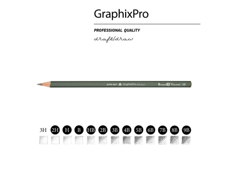 Набор чернографитовых карандашей  Sketch & Art ,12 шт. 2h-9b, металлическая коробка с ложементом