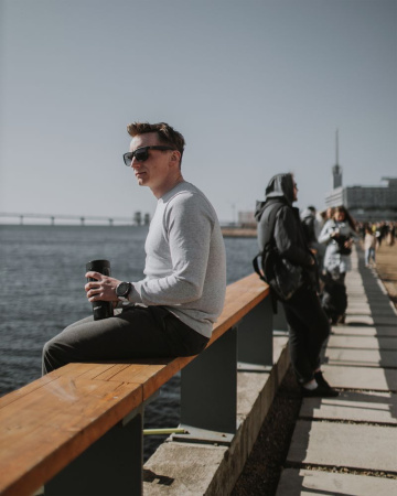 Термостакан Tumbler 470, вакуумный, черный Термостакан Tumbler 470, вакуумный, черный