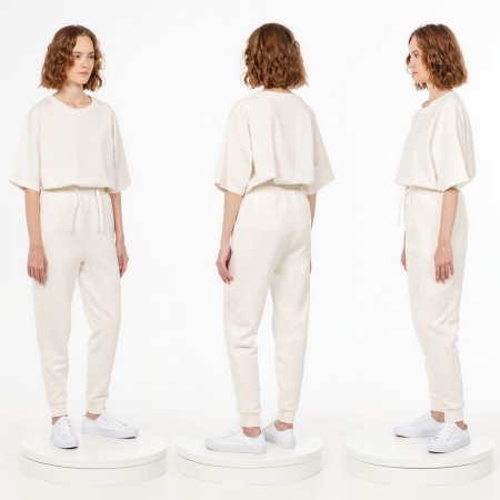 Джоггеры J2, молочно-белые, размер XS/S