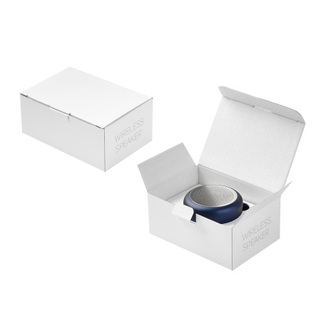 Беспроводная колонка Пэшн (Passion) 80dB 600 mAh (Bluetooth 5.0), синяя