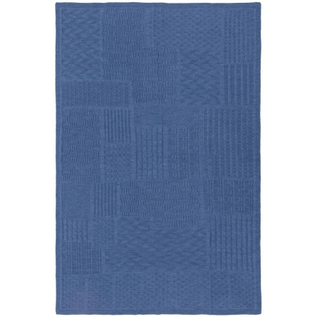 Плед Snippet, синий меланж (джинс)