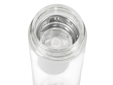 Стеклянный термос с индикатором температуры Tapp, 500 мл, серебристый