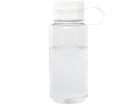 Спортивная бутылка Ryder из переработанного ПЭТ-пластика объемом 900 мл с многофункциональной крышкой, сертифицированная RCS - Белый