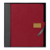 Ежедневник в суперобложке Country Alfa Mocco Business Edition B5, полутвердый, бордовый с золотом