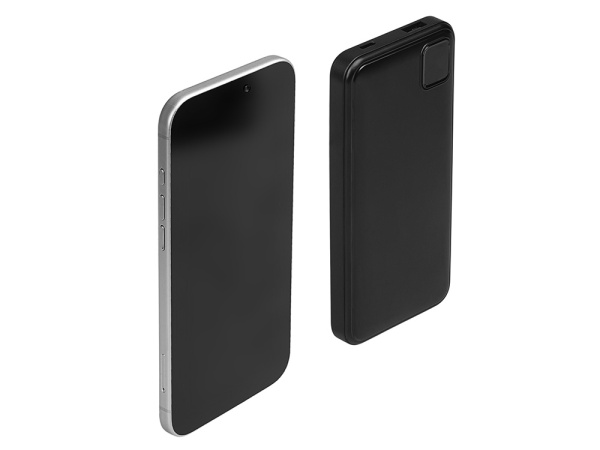 Внешний аккумулятор со встроенными кабелями Фрэйм, 10000мач