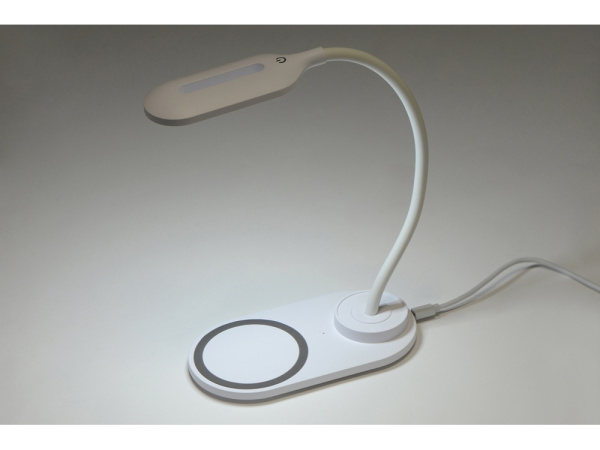 Настольный светильник с беспроводной зарядкой Flamp Настольный светильник с беспроводной зарядкой Flamp