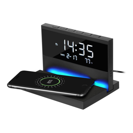 Зарядная станция с часами 15W Glory Зарядная станция с часами 15W Glory