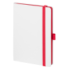 Ежедневник Arctic недатированный, белый/красный