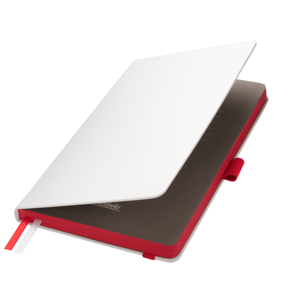 Ежедневник Arctic недатированный, белый/красный
