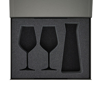 Ложемент под 2 бокала для вина + декантер в большую коробку-трансформер (арт. 695722)