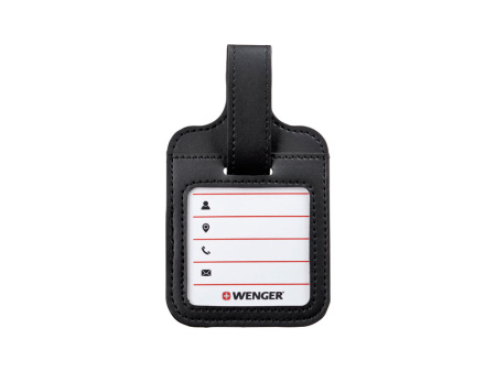 Бирка для багажа WENGER, черная, полиуретан, 9 x 14 x 1 см Бирка для багажа WENGER, черная, полиуретан, 9 x 14 x 1 см