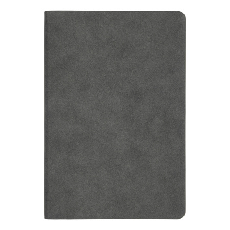 Ежедневник Flexy Nuba А5, темно-серый, недатированный, в гибкой обложке