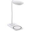 Настольная лампа с беспроводной зарядкой Modicum, белая Настольная лампа с беспроводной зарядкой Modicum, белая
