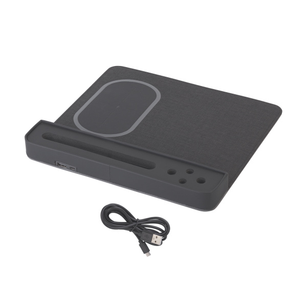 Настольная подставка с беспроводным зарядным устройством Настольная подставка с беспроводным зарядным устройством