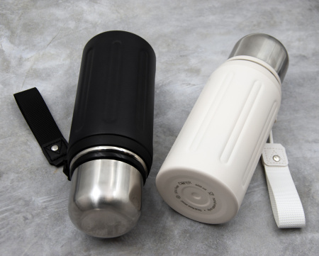 Термос Groove (слоновая кость)