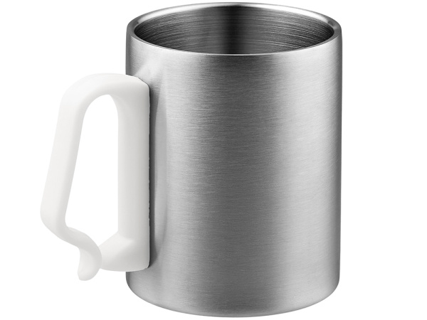 Стальная кружка с двойными стенками Climber Max, 450 мл, белый