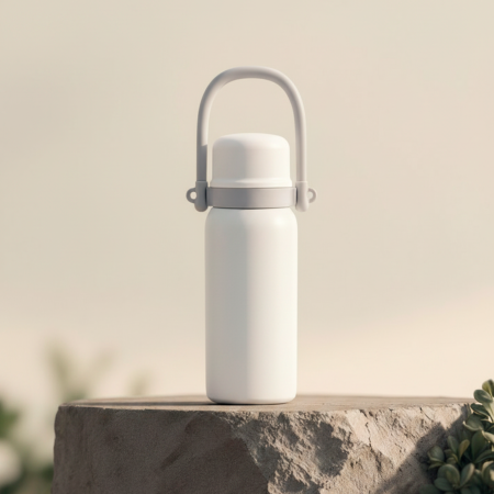 Термос Holdy с ручкой, белый