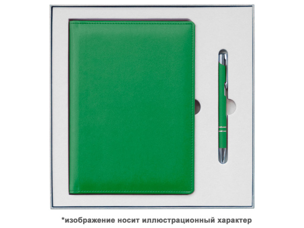Ежедневник Flexy Stone Ostende А5, салатовый, недатированный, в гибкой обложке