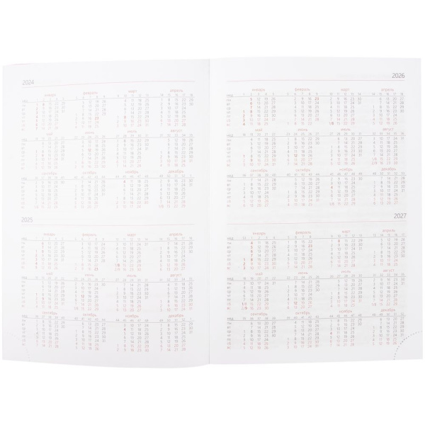 Ежедневник Prizma, недатированный, бирюзовый