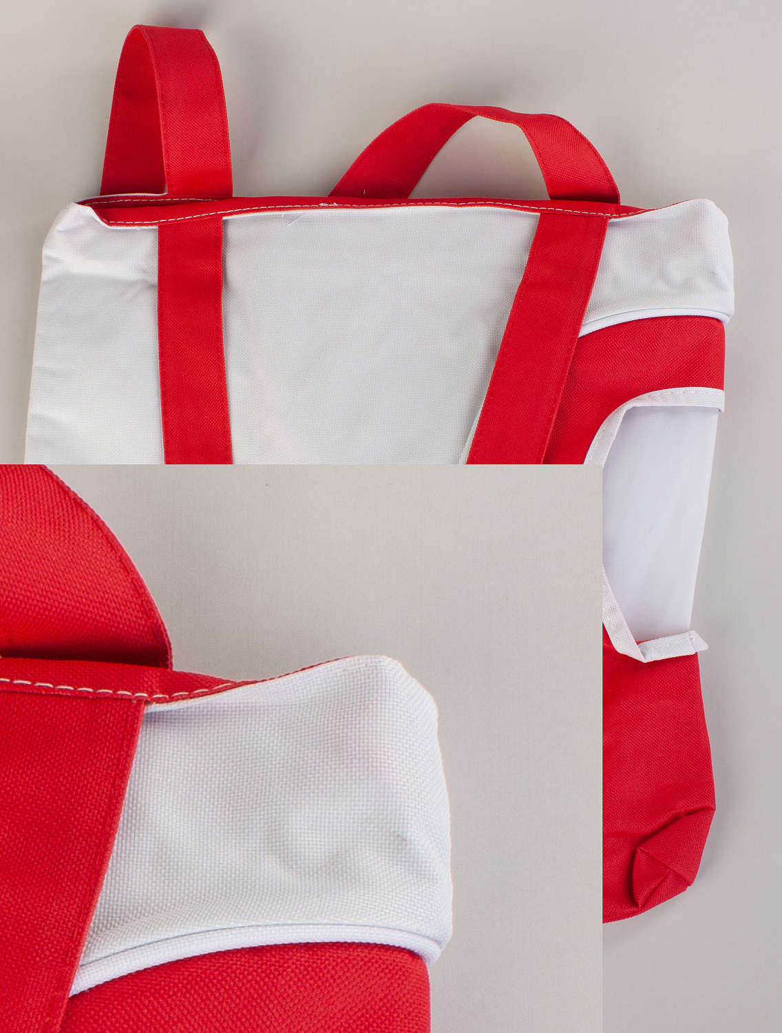 Сумка пляжная "Карибские острова", красная/белая# Сумка пляжная "Карибские острова", красная/белая#