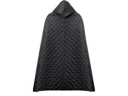 Пончо Cappy с капюшоном на липучке в мешке, черный