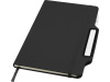Nexus блокнот формата А5 в твердой обложке с ручкой и карандашом - сплошной черный