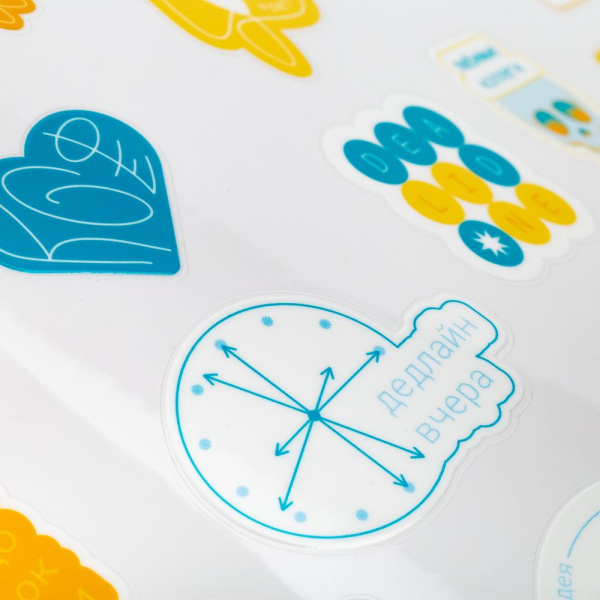 Наклейки UV-DTF Stiker Pack на заказ