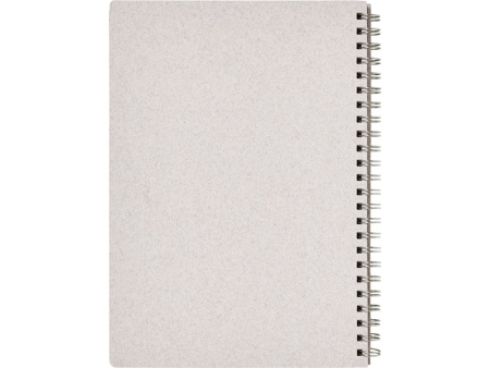 Блокнот Bianco формата A5 на гребне, белый