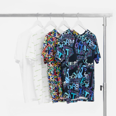 Футболка унисекс Senti с полной запечаткой на заказ, размер S