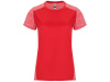 Спортивная футболка Zolder женская, красный/меланжевый красный