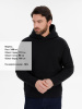 Худи оверсайз унисекс Snuggie, черное, размер M/L