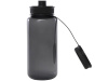 Спортивная бутылка Ryder из переработанного ПЭТ-пластика объемом 900 мл с многофункциональной крышкой, сертифицированная RCS - сплошной черный