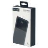 Внешний аккумулятор (powerbank) «Stream 20», 20 000 mAH, с двумя зарядными шнурами,  22,5W (Ватт)  super fast charge, Power Delivery (PD) 25.5W (dfnn), c цифровым дисплеем для контроля заряда, черный