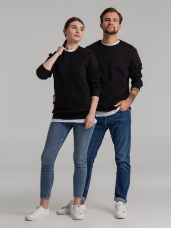 Свитшот унисекс King, черный, размер 4XL