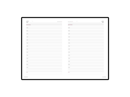 Ежедневник недатированный А5 Sidney Nebraska, бордовый (золотой обрез)