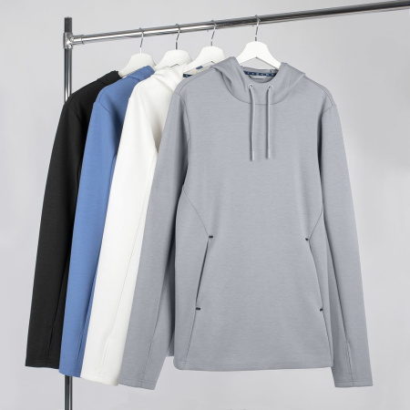 Худи унисекс Begi, молочно-белое, размер XS