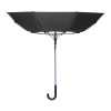 Зонт-трость Quantum, черный/фиолетовый