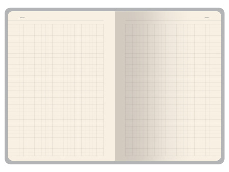 Бизнес-тетрадь А5 Pragmatic Contrast, 40 листов в клетку, белый с черным срезом