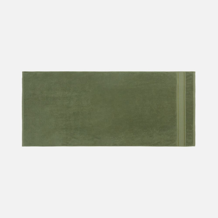 Полотенце махровое Terrychic, среднее, зеленое
