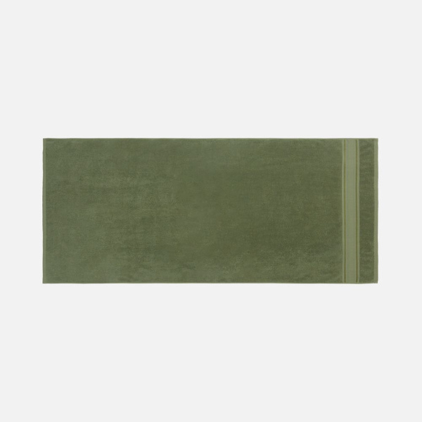 Полотенце махровое Terrychic, среднее, зеленое