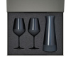 Подарочный набор декантер + 2 бокала для вина Sapphire в черной коробке