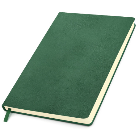 Ежедневник A5 недатированный Franco в мягком переплёте, бутылочно-зеленый