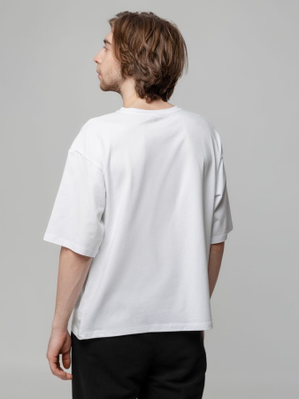 Футболка унисекс оверсайз Street Vibes, молочно-белая, размер XS/S