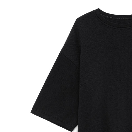 Джемпер с коротким рукавом Siluetti Volumica, черный, размер XL/XXL