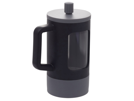 Френч-пресс Double Tone, черный-серый