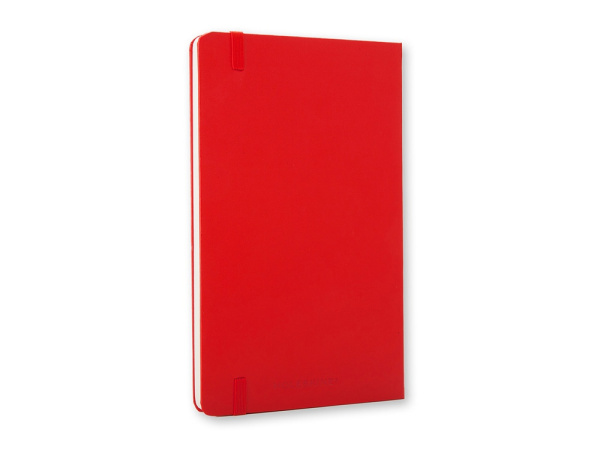 Записная книжка Moleskine Classic (нелинованный) в твердой обложке, Large (13х21см), красный